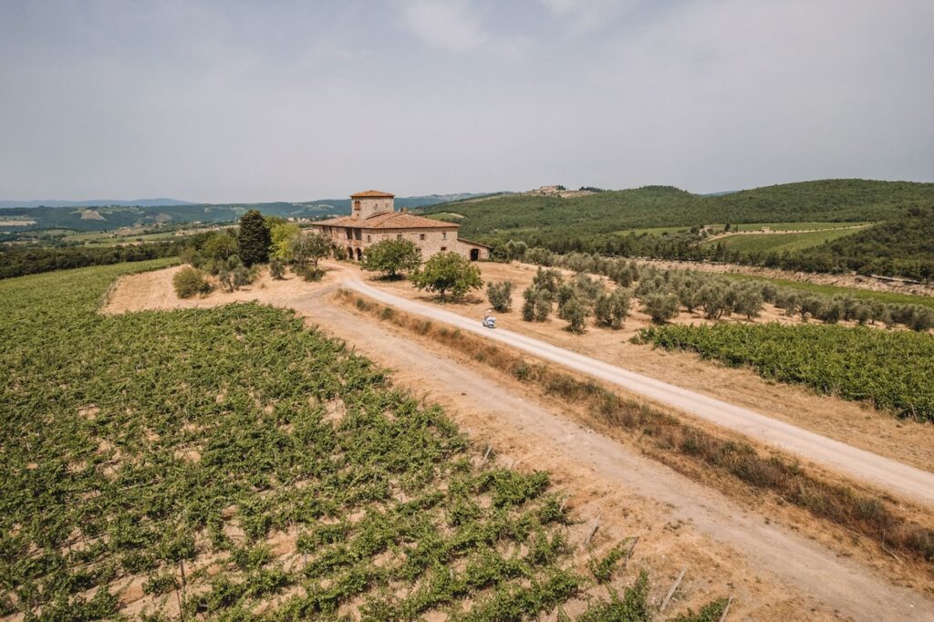 landscape in Chianti