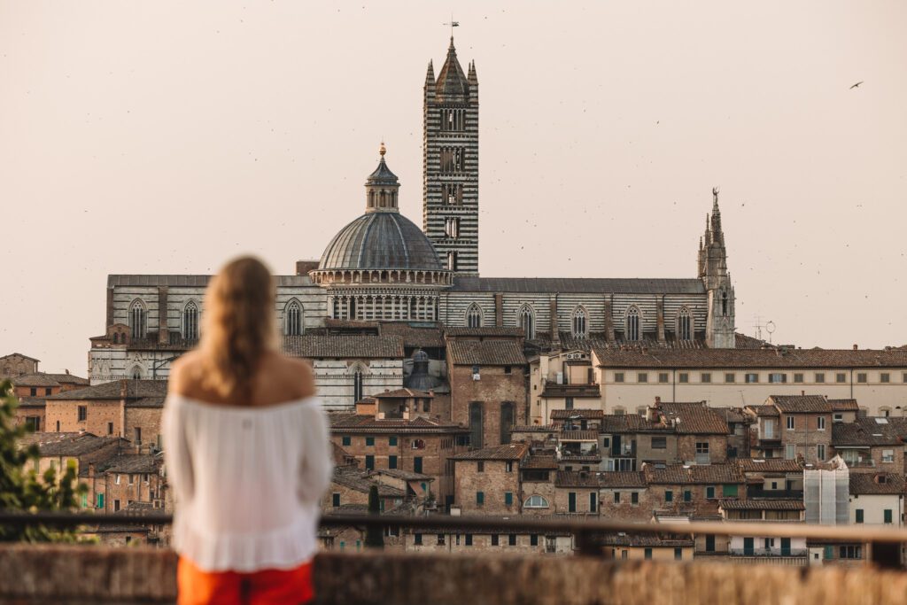 woman enjoying view of Florence